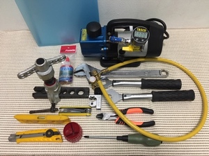 7 days rental [ air conditioner installation tool SET①-2] vacuum pump flair tool digital gauge vacuum total SET