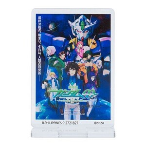 01,ガンダムポスターアクリルスタンド０３「劇場版 機動戦士ガンダムＯＯダブルオー」／GUNDAM POSTER ACRYLIC STAND 03