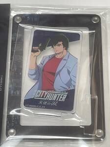 00,劇場版シティーハンター「アクスタ付きカードスタンド」未使用／シティハンター,CITY HUNTER,天使の涙,エンジェルダスト