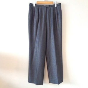 #wnc Leilian Leilian pants 13+ gray series lame large size center Press lady's [867231]