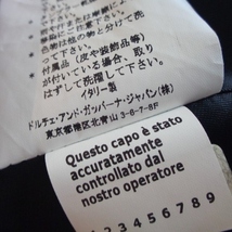 #anc ドルチェ&ガッバーナ DOLCE&GABBANA パンツスーツ 48 黒 大きいサイズ センタープレス イタリア製 タグ付き 美品 レディース [820781]_画像7
