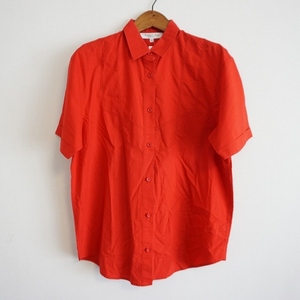 #snc Christian Dior ChristianDior sport SPORTS shirt * blouse M red series Vintage short sleeves lady's [883409]