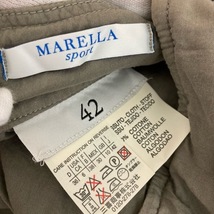 #anc SALE マレーラ スポーツ MARELLA sport スカート 42 グレー系 フリル ギャザーリボン 大きいサイズ レディース [731080]_画像5