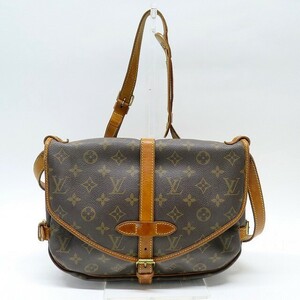 #apb ルイヴィトン LOUISVUITTON ショルダーバッグ 茶 モノグラム ソミュール30 M42256 レディース [823697]