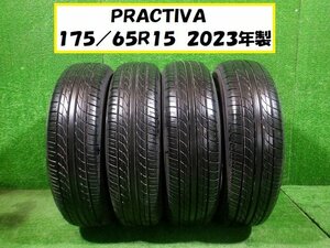 175/65R15 タイヤ 175/65/15ＰＲＡＣＴＩＶＡ 2023年製　夏タイヤ４本 Ｓｅｔ★7025　A-12