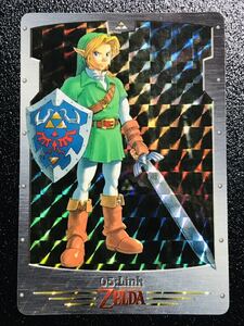 ゼルダの伝説 カードダス No.5 Link キラカード 1999年製 BANDAI Nintendo ファミコン RPG PPカード マイナーカード ZELDA ①