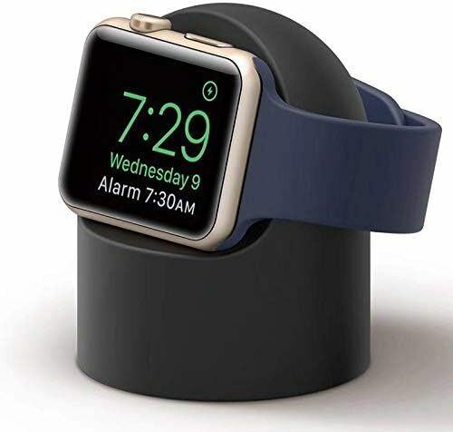ウォッチスタンド 使用可能 Apple Watch 対応 アプルウォッチ 対応 充電 スタンド シリコン 充電ドック アクセサリー　グリーン