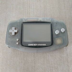 ゲームボーイアドバンス Nintendo 任天堂 GBA GAMEBOY ADVANCE ニンテンドー　クリア　ジャンク　本体