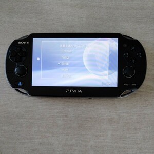 SONY プレイステーション PSVITA PlayStation ブラック Vita 初期化 PCH-1100 本体 3G wifi モデル ソニー ビータ ヴィータ プレステ 