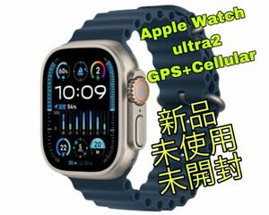 Apple Ultra Watch 2 GPS+Cellularモデル　ブルーオーシャンバンド