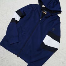 【1円〜】超ビッグサイズ 3XL ハイドロゲン Hydrogen パーカーセットアップ ドクロ スカルジップ ジャージ _画像2