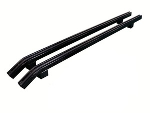 2) unused for trailer steel made rail 2 pcs set total length approximately 197cm