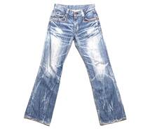 送料900円EDWINエドウィン Blue Trip ブーツカットジーンズ BT5011ハードな擦り洗い加工28インチ76cmカラフルステッチ糸_画像1