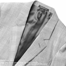 ■新品24万【Mackintosh】最高級マッキントッシュ気品を纏うハウンドトゥースチェックウールスーツ44R/ジャケット/パンツ/イタリア製/M相当_画像5