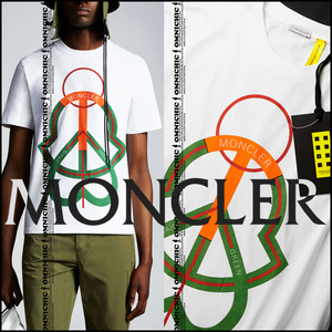 ■安心の国内正規品/新品【2 MONCLER GENIUS CRAIG GREEN】モンクレールジーニアスクレイググリーンビックロゴグラフィックTシャツM伊製