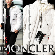 国内正規品■新品247,500円【2 MONCLER GENIUS 1952 】モンクレールジーニアス希少レイヤード2WAYビックワッペンジップダウンジャケット1/M_画像1