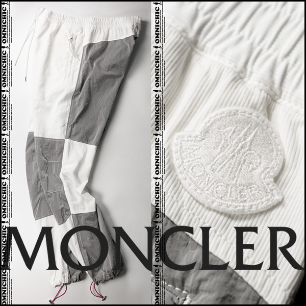 安心の国内正規品■新品99,000円【2 MONCLER GENIUS 1952 】モンクレールジーニアス唯一無二のワッペンロゴジョガーパンツ48/W82～90cm/M