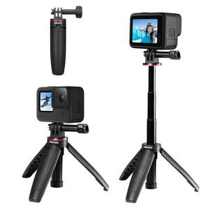 【新着商品】ACTION/OSMO OSMO DJI POCKET用 ゴープロ用 三脚 アクションカメラ 伸縮一脚 3way自撮り