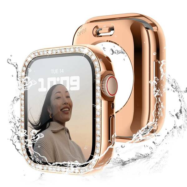 【人気商品】Apple Watch ケース 40mm キラキラ アップルウォッチカバー 防水ケース コンパチブル Series 6