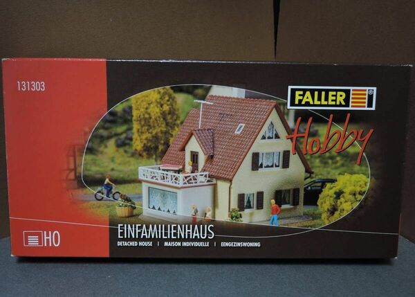 【HOサイズ】FALLER ファーラー 131303 EINFAMILIENHAUS【ストラクチャー】一戸建て住宅 欧風建築キット