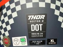 Thor ヘルメット　sector2 サイズXL オフロードヘルメット　SYOUEI アライ　FOX bell_画像6