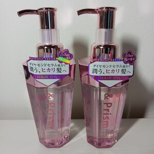 ＆Prism アンドプリズム ダイヤモンドサクラ ヘアオイル 2本セット