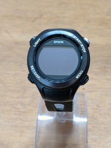IY1652 EPSON SF-120 digital wristwatch / smart watch / digital watch / wristwatch /epsom operation not yet verification present condition goods JUNK free shipping 