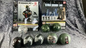 ★エクシードモデル　ガンダムヘッド2，3・ザクヘッド5・アルティメットルミナス・MSメカニカルバスト　まとめ売り　一部開封済み　中古品