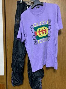 【古着】90's ブート　Tシャツ&ナイロンパンツ