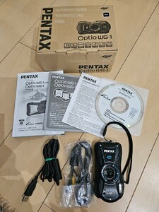 中古　PENTAX ペンタックス コンパクトデジタルカメラ Optio WG-1