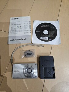 中古　SONY Cyber‐shot サイバーショット DSC-W350 コンパクトデジタルカメラ　シルバー