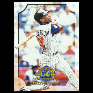 リッキー・ヘンダーソン 1998 DONRUSS ベースカード No.34 Rickey Henderson