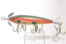 希少 20s Heddon Dowagiac Minnow #150 1 ヘドン ドワジャックミノー #150 フルーガー シェイクスピア サウスベンド クリークチャブ_画像1