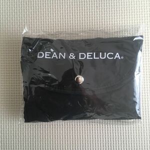 DEAN&DELUCA ディーンアンドデルーカ　ショッピングバッグ　エコバッグ　ブラック　黒