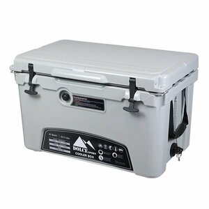 最長1週間氷が解けないクーラーボックス45QT 大型 42.5L 保冷保温機能に優れたロトモールド成形 ハード BOX バッグ###ボックスB-45灰###