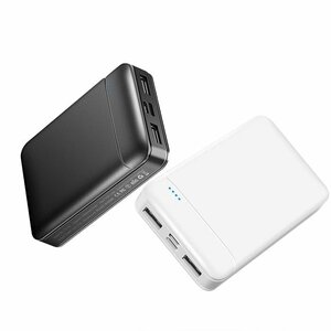 大容量　小型 モバイルバッテリー 10000mAh 軽量 スマホ 急速充電 QuickCharge PSE認証済み ２台同時充電 各種対応 ###充電器TS-747-BK###