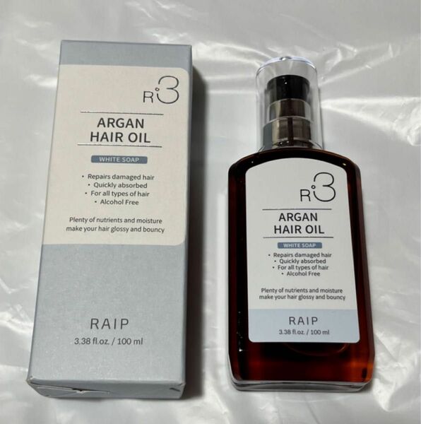 R3 アルガンヘアオイル ホワイトソープ 100ml RAIP