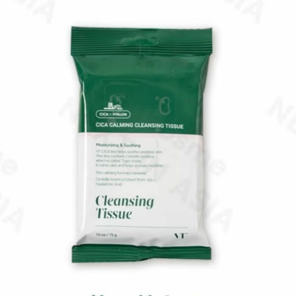 VTCOSMETICSシカカーミングクレンジングティッシュVT CICA Calming Cleansing Tissue 15枚