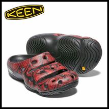 【送料無料】限定 キーン KEEN ヨギ アーツ YOGUI ARTS リップシティペイズリー 27.0㎝ ブラック×レッド_画像2