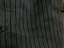 1950s40sフランスストライプコットンピケワークパンツ ボタンフライ ベルトループ 裏起毛 フレンチビンテージ クティ トラウザーズ_画像8