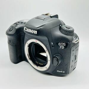 ★訳あり大特価・同梱不可・光学良好★ CANON キヤノン EOS 7D Mark II ボディ ストロボ不良 #0846