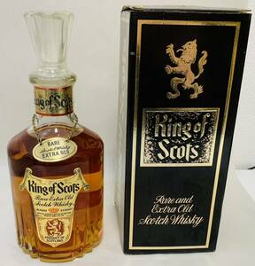 【MSO-5374RO】キング オブ スコッツ レア エクストラ オールド 4/5QUART 43% スコッチウイスキー King of Scots 洋酒 未開栓 