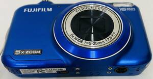 【MSO-5426RO】FUJIFILM FinePix JX400 ブルー コンパクトデジタルカメラ コンデジ フジフィルム 動作未確認 本体のみ ジャンク品