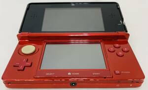 [MSO-5440RO] Nintendo 3DS junk operation not yet verification body only game portable game machine red 