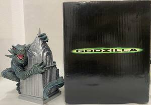 【MSO‐5618RO】GODZILLA ゴジラ メンズ腕時計 腕時計 時計 クォーツ レザーベルト 黒 不動 動作確認 箱あり FOSSIL/フォッシル