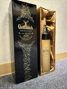 【EKA-8482AT】1円スタート Glenfiddich EXCELLENCE 18年 グレンフィディック 700ml 43％ 中古品 長期保管品 洋酒 スコッチウイスキー