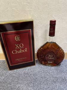 【EKA-8655AT】1円スタート ChaBot XO シャボー 700ml 40％ 中古品 長期保管品 ブランデー 中古酒 コレクション 掘り出し物 インテリア