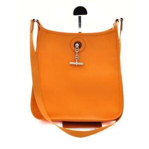 HERMES エルメス 【美品】 ヴェスパ クシュベル オレンジ □H刻印 ショルダーバッグ