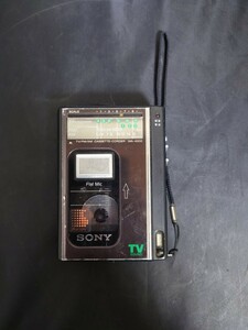 24051213 カセットコーダー CASSETTE CORDER ソニー SONY WA-4000 FM AM ラジオ ポータブル カセットプレーヤー 家電 ジャンク品