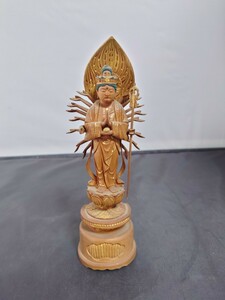 24052006. sound bodhisattva image Buddhism fine art Buddhist image tree carving Buddhist altar fittings 